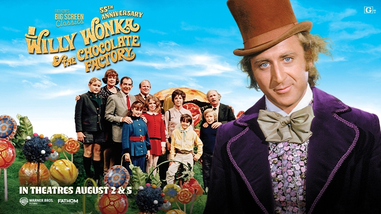 WILLY WONKA & THE CHOCOLATE FACTORY 55TH ANNIVERSARY
