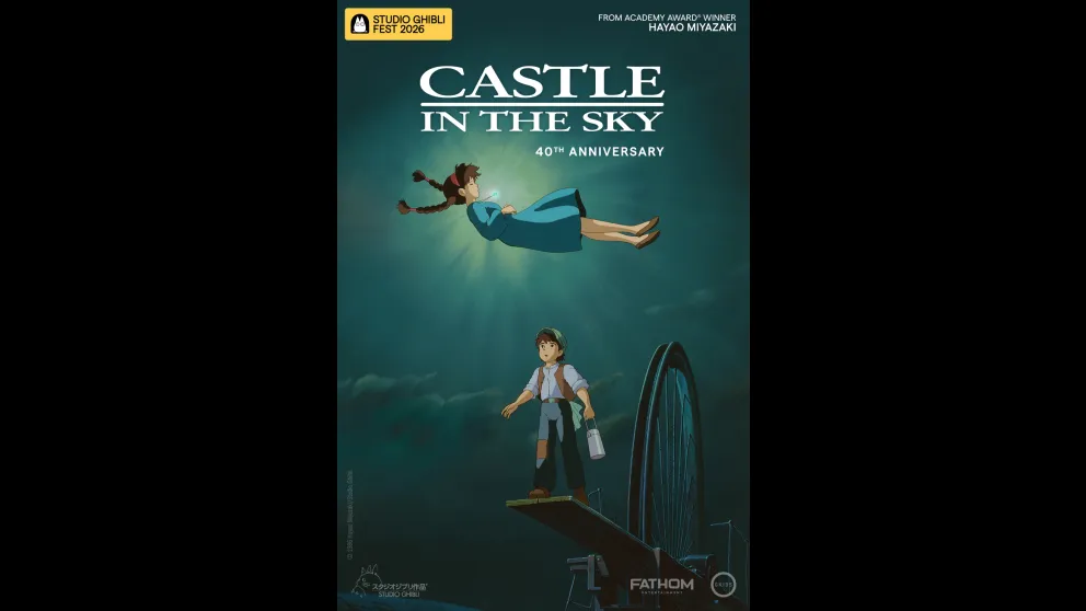 CASTLE IN THE SKY 40TH ANNIVERSARY poster