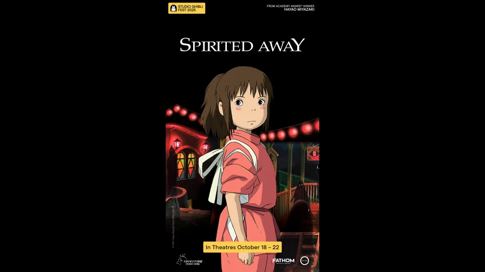SPIRITED AWAY 25TH ANNIVERSARY poster
