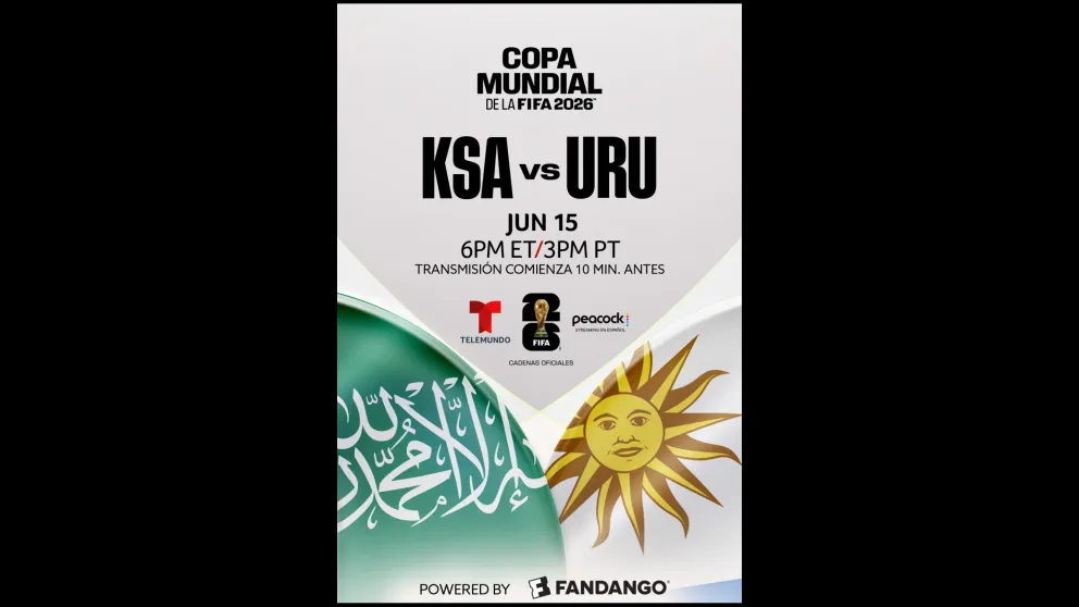 KSA V URU COPA MUNDIAL poster