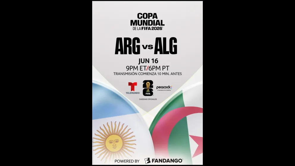 ARG V ALG COPA MUNDIAL poster