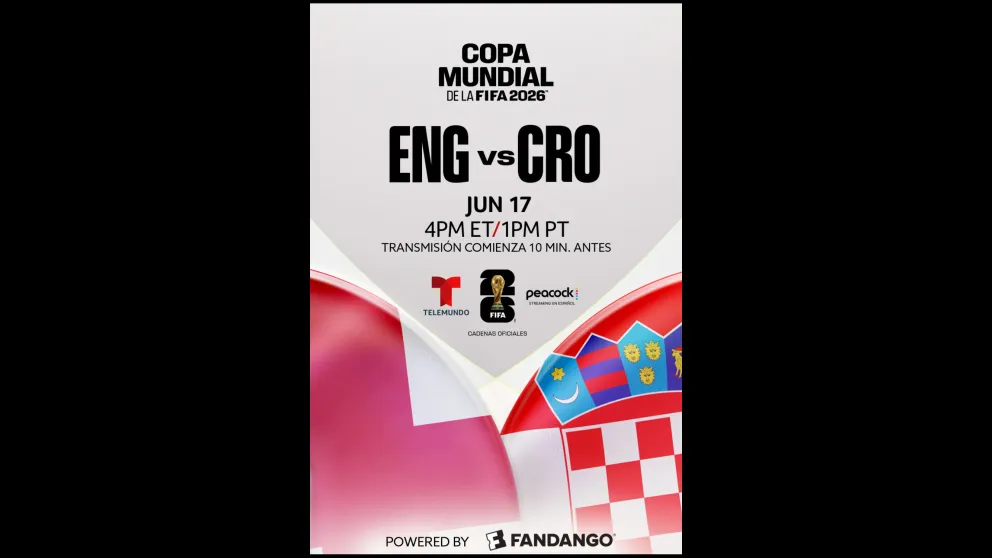 ENG V CRO COPA MUNDIAL poster