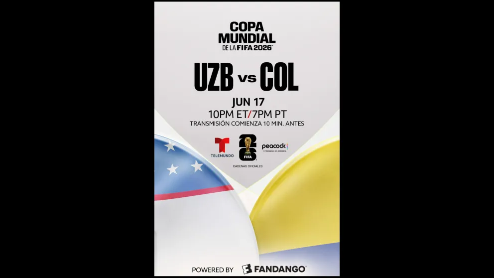 UZB V COL COPA MUNDIAL poster